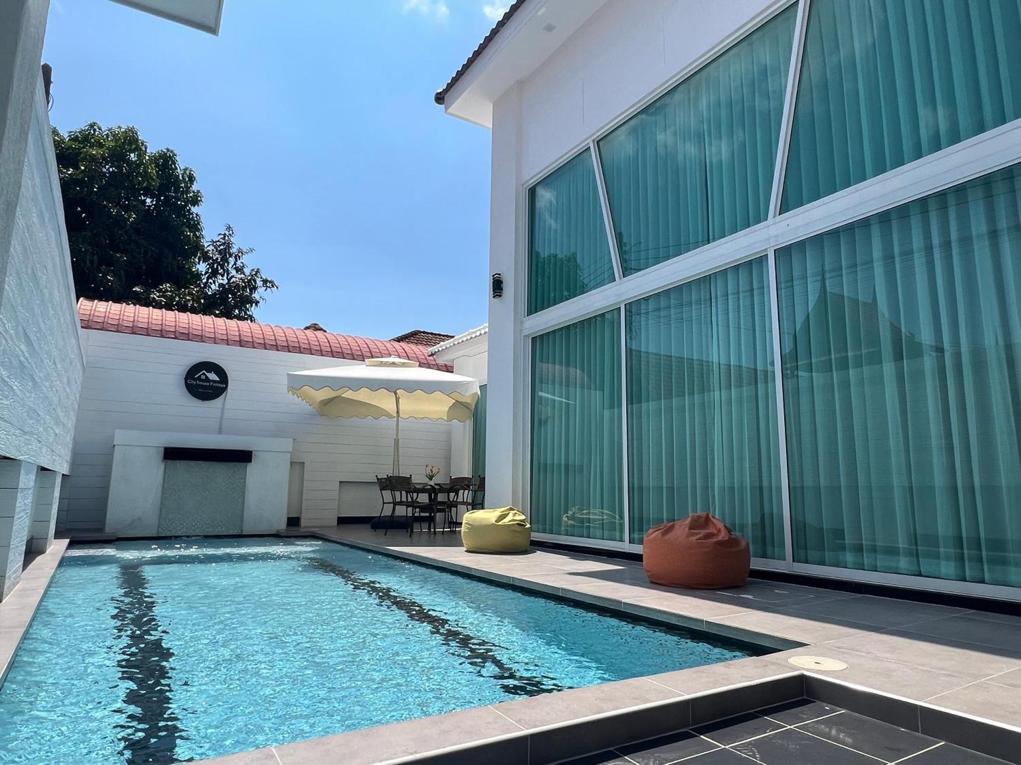 Siam-cityhouse Luxury Pool Villa-jacuzzi- Walking St 10min Pattaya